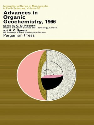cover image of Advances in Organic Geochemistry